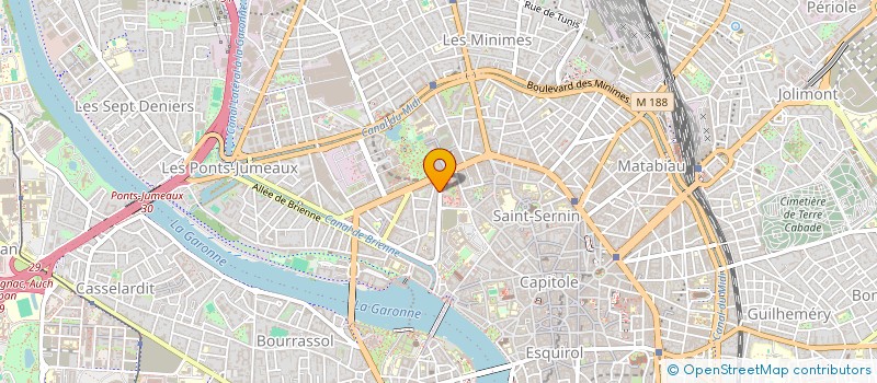 localisation de l'entreprise SC ROUSSELOT-OZENNE-RIQUET à TOULOUSE