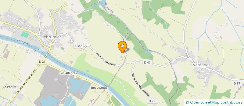 localisation de l'entreprise SC ROUX LAURENT  VILLEBRUMIER