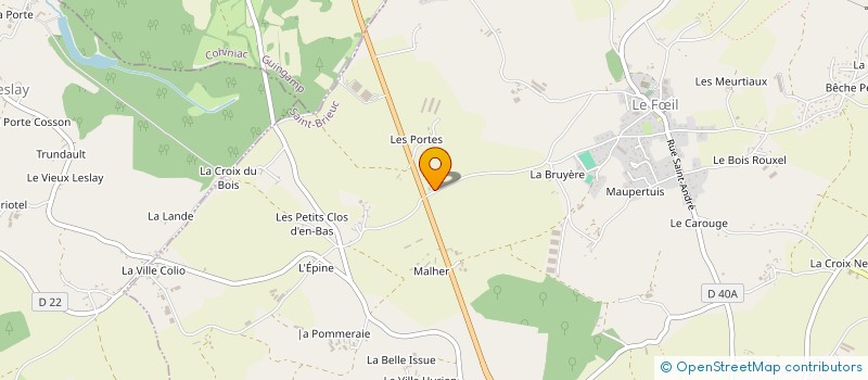 localisation de l'entreprise SC ROYER  LE FIL