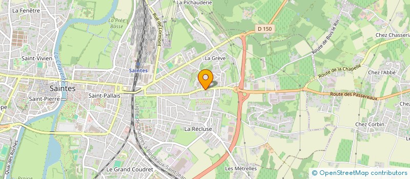 localisation de l'entreprise SC ROYER-GAY  SAINTES