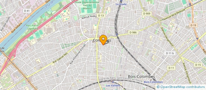 localisation de l'entreprise SC RUBENINES à COLOMBES
