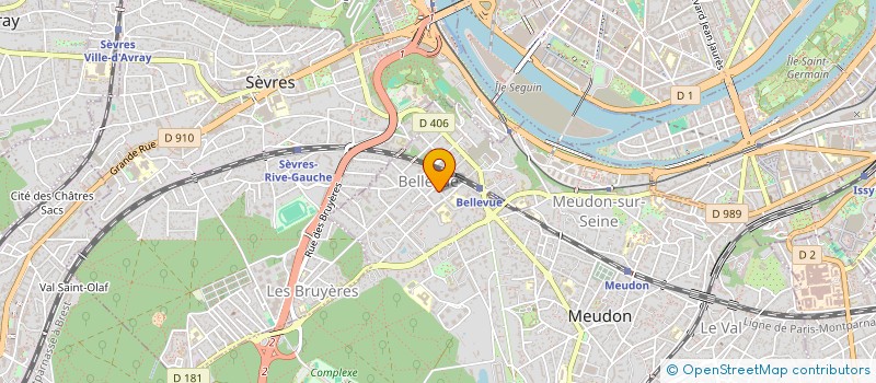 localisation de l'entreprise SC RUE DE LA BLANCHISSERIE  MEUDON