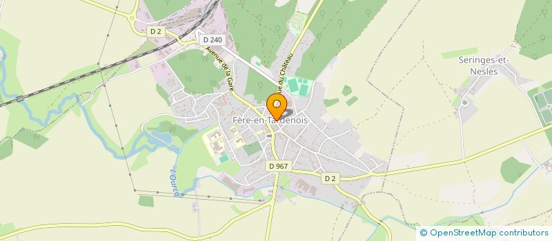 localisation de l'entreprise SC RUE DE MONTMORENCY  FERE-EN-TARDENOIS