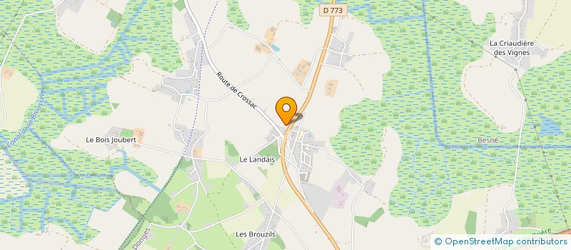 localisation de l'entreprise SC RUE DE TRIGNAC N129  DONGES