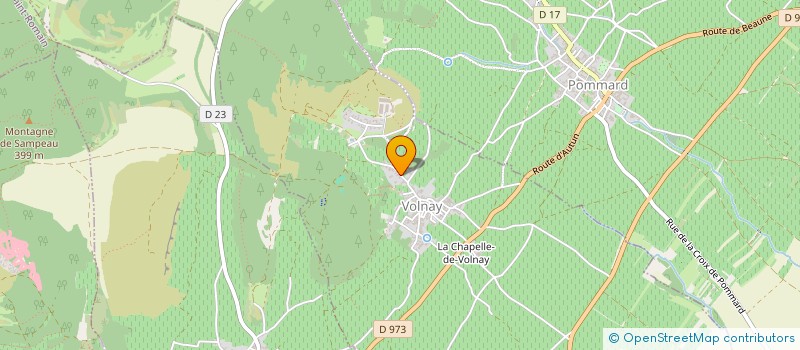 localisation de l'entreprise SC S. LATOUR & C.  VOLNAY