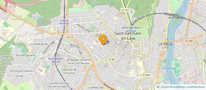 localisation de l'entreprise SC SAGA  SAINT-GERMAIN-EN-LAYE