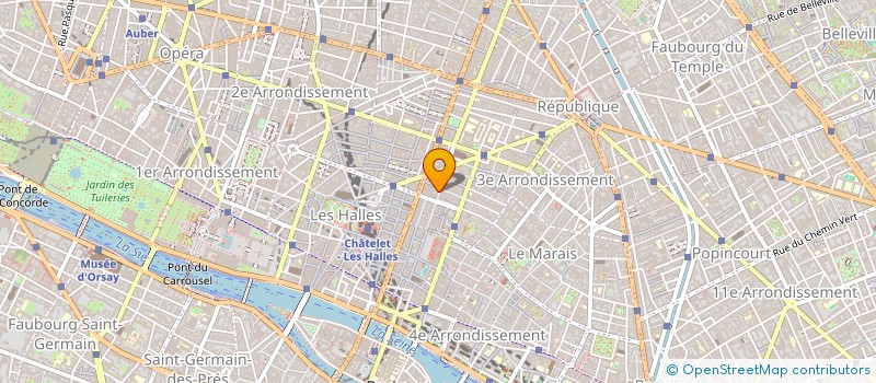 localisation de l'entreprise SC SAINT  PARIS