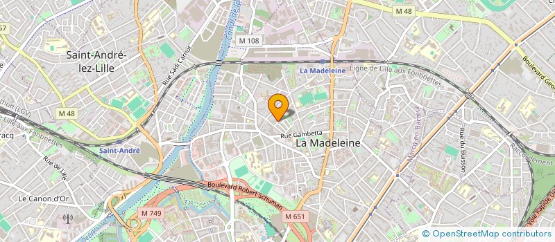 localisation de l'entreprise SC SAINT ELEUTHERE à LA MADELEINE