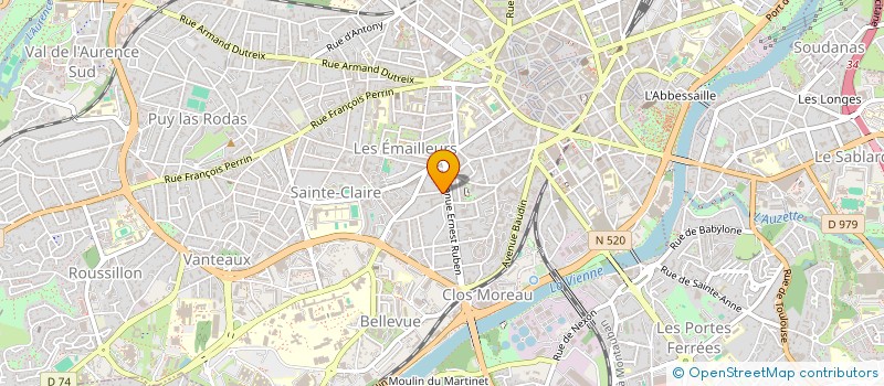 localisation de l'entreprise SC SAINT GEORGES  LIMOGES