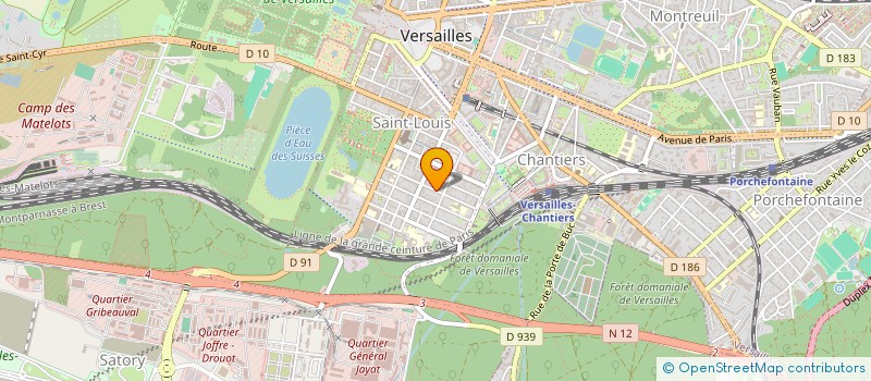 localisation de l'entreprise SC SAINT HONORE à VERSAILLES