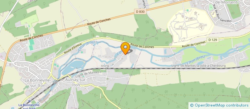 localisation de l'entreprise SC SAINT MARTIN  AULNAY-SUR-ITON