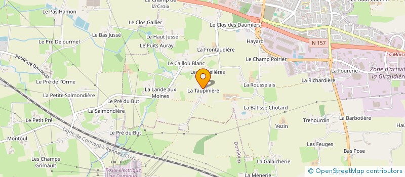 localisation de l'entreprise SC SAINTE MARINE  NOYAL-SUR-VILAINE