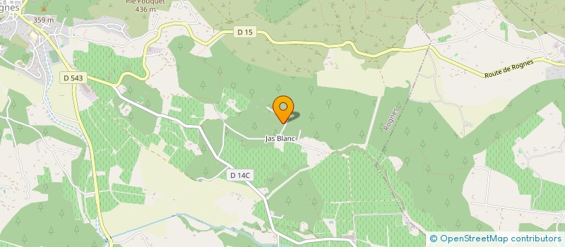 localisation de l'entreprise SC SAINTE VICTOIRE INVESTISSEMENT  ROGNES