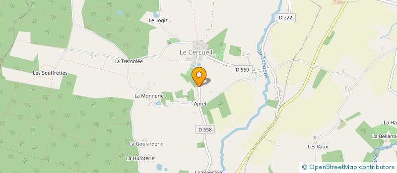 localisation de l'entreprise SC SAM  LE CERCUEIL