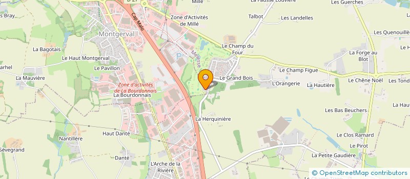 localisation de l'entreprise SC SANDI  LA MEZIERE