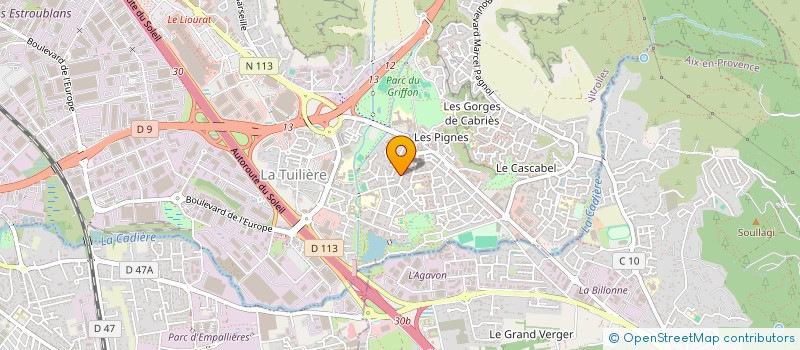 localisation de l'entreprise SC SANI CHAUF  VITROLLES