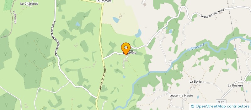 localisation de l'entreprise SC SARIETI  LUBERSAC