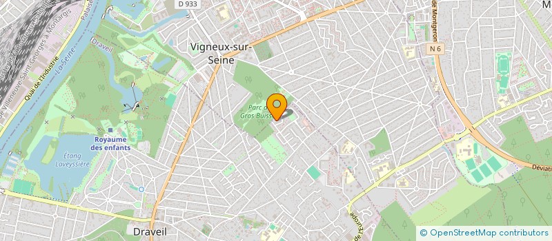 localisation de l'entreprise SC SATINE à DRAVEIL