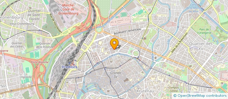 localisation de l'entreprise SC SAVA MD  STRASBOURG