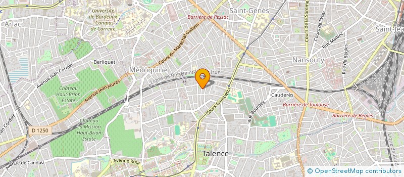 localisation de l'entreprise SC SAVIALSO  TALENCE