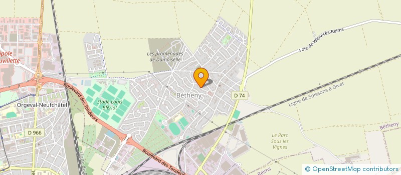 localisation de l'entreprise SC & SC PATRIMOINE  BETHENY