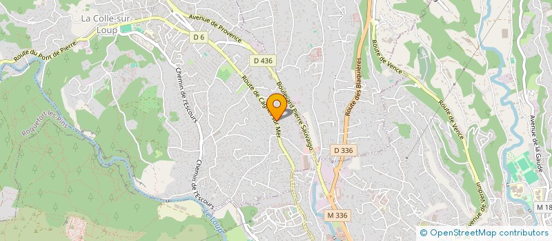 localisation de l'entreprise SC SCAP  LA COLLE-SUR-LOUP