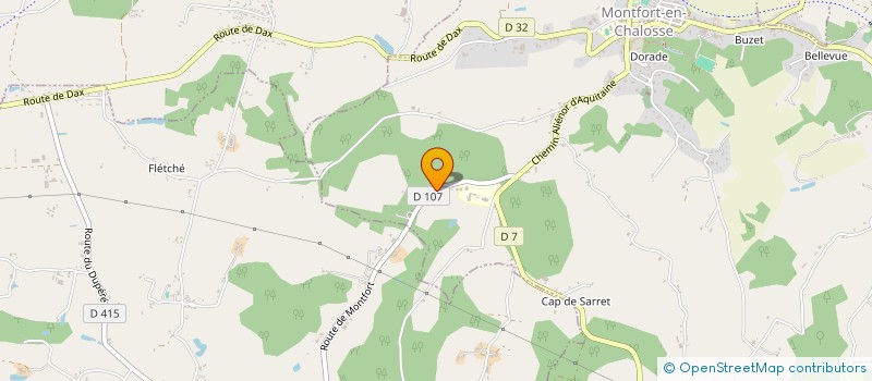 localisation de l'entreprise SC SCGM  MONTFORT-EN-CHALOSSE