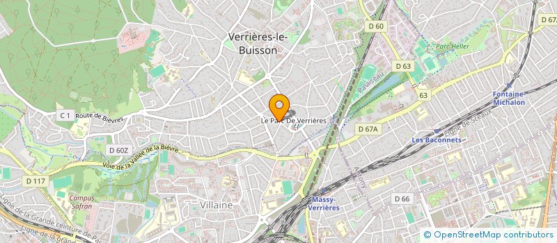 localisation de l'entreprise SC SCH INVEST à VERRIERES-LE-BUISSON