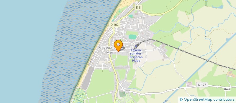 localisation de l'entreprise SC SCI BLANGER FAMILY à CAYEUX-SUR-MER