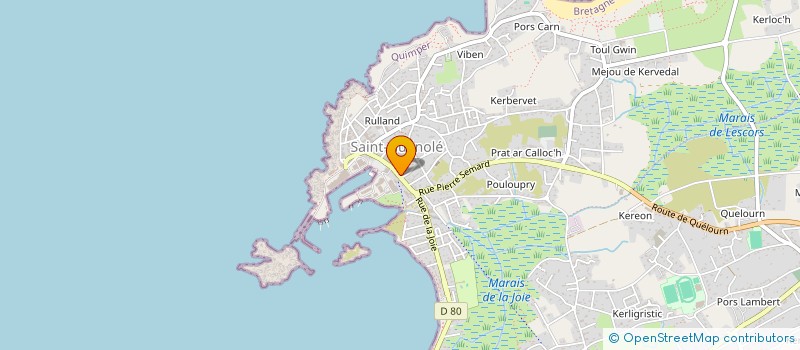 localisation de l'entreprise SC SCORDIA  PENMARCH