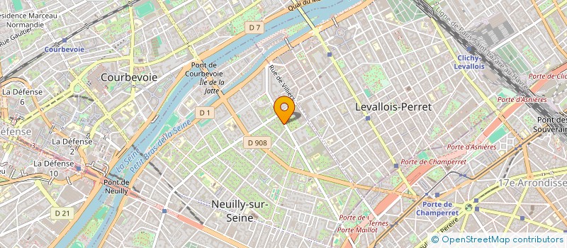 localisation de l'entreprise SC SD DE GIVERLAY à NEUILLY-SUR-SEINE