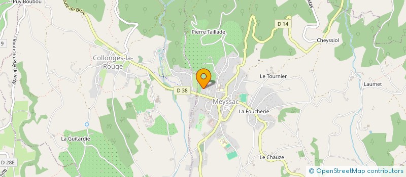 localisation de l'entreprise SC SECLOFRAX  MEYSSAC