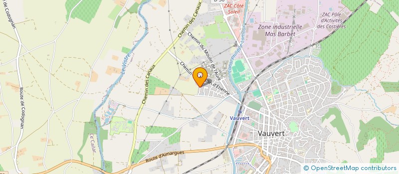 localisation de l'entreprise SC SELECTION à VAUVERT