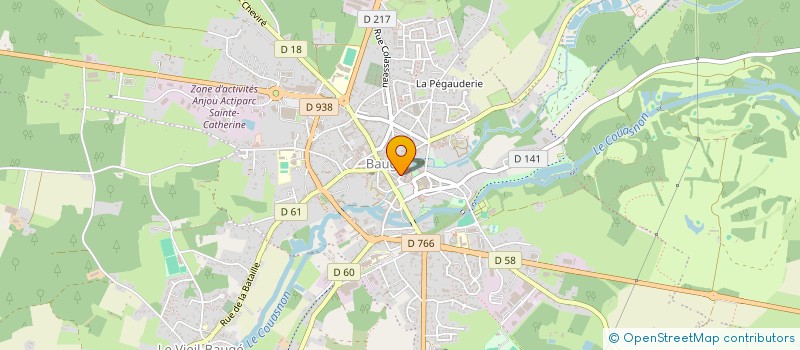 localisation de l'entreprise SC SENICE 5758  BAUGE-EN-ANJOU