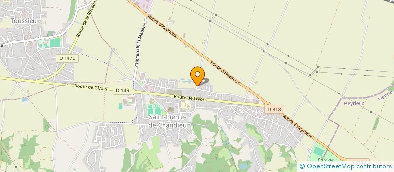 localisation de l'entreprise SC SEPTIMOUNTAIN  SAINT-PIERRE-DE-CHANDIEU