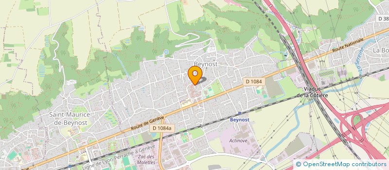 localisation de l'entreprise SC SERVICES à BEYNOST