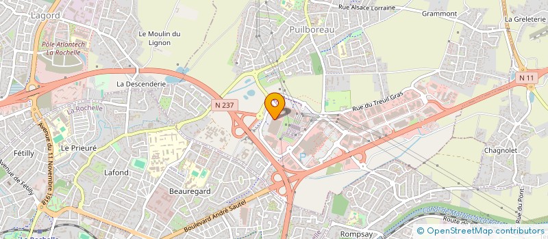 localisation de l'entreprise SC SERVICES PRO  PUILBOREAU