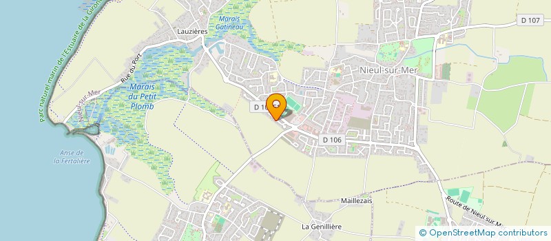 localisation de l'entreprise SC SEVE-KEKIS  NIEUL-SUR-MER