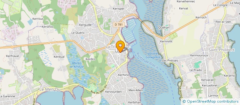 localisation de l'entreprise SC SHALIMAR 3  LA TRINITE-SUR-MER