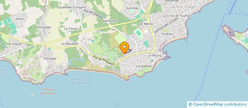 localisation de l'entreprise SC SHL  LARMOR-PLAGE