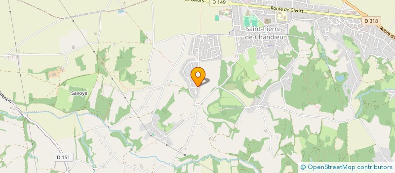 localisation de l'entreprise SC SIMAPA  SAINT-PIERRE-DE-CHANDIEU