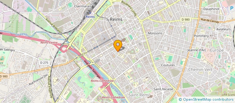 localisation de l'entreprise SC SIMONA  REIMS