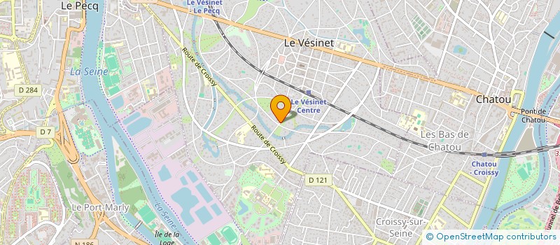 localisation de l'entreprise SC SIMOSC  LE VESINET