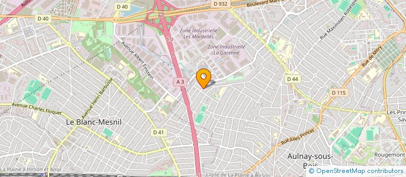 localisation de l'entreprise SC SISTEM à AULNAY-SOUS-BOIS