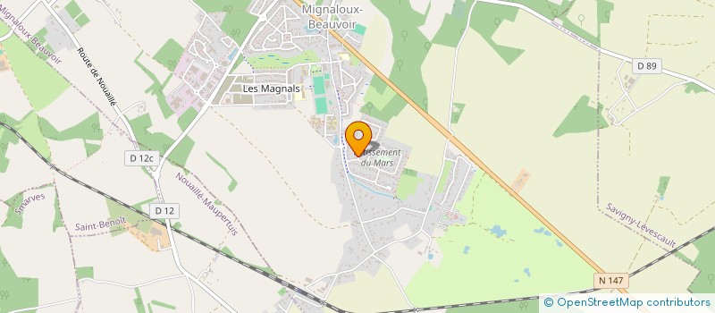 localisation de l'entreprise SC SITTELES  MIGNALOUX-BEAUVOIR