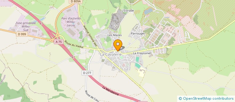 localisation de l'entreprise SC SKYE INVEST  LA CAVALERIE