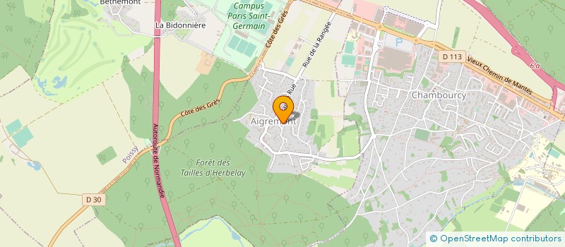 localisation de l'entreprise SC SMART PARTENAIRES  AIGREMONT