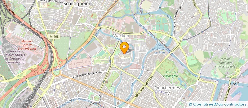 localisation de l'entreprise SC SOCIETE D'ARTS ET DE PROMOTION  STRASBOURG