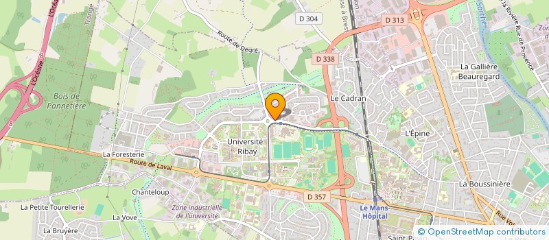 localisation de l'entreprise SC SOCLE  LE MANS