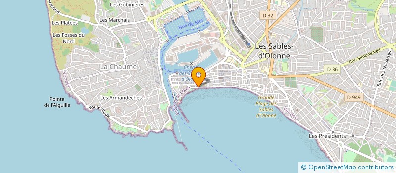 localisation de l'entreprise SC SOFIBAX à LES SABLES D'OLONNE